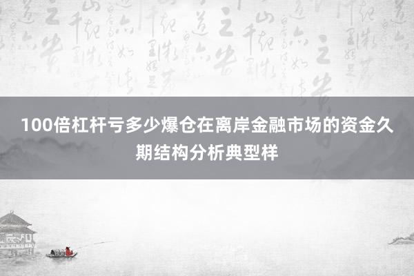 100倍杠杆亏多少爆仓在离岸金融市场的资金久期结构分析典型样